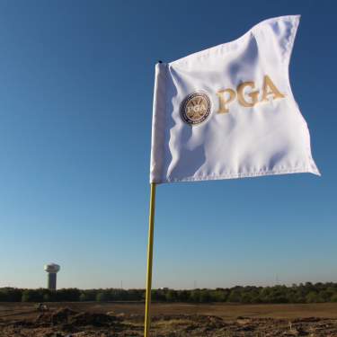 PGA of America pin golf flag