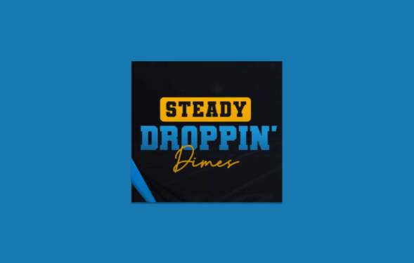 Steady Droppin' Dimes logo on black background