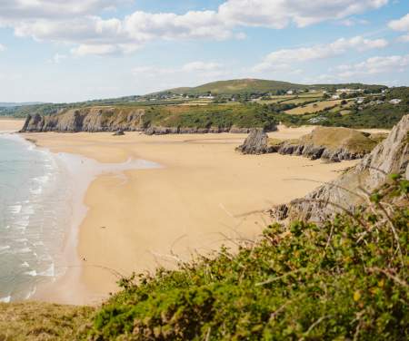 Three Cliffs Bay