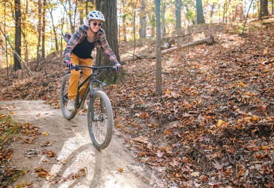 Angie at Constitution Park - Mountain Biking Trails - Cumberland MD