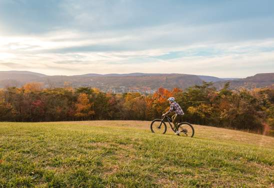 Angie Shaw - Mountain  Biking at Constitution Park - Cumberland MD