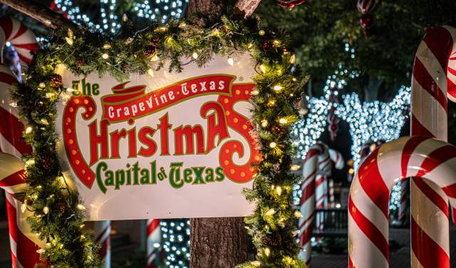 Christmas Capital of Texas Sign
