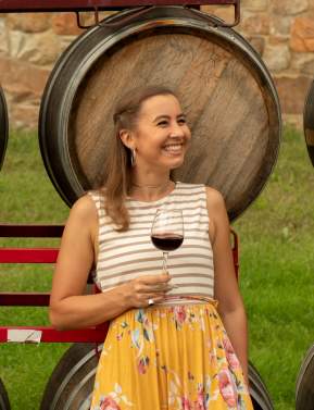 Doukenie Wine Barrels Woman