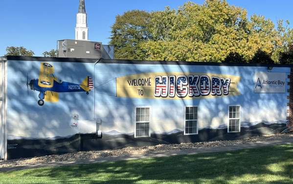Flying Around Hickory Mural