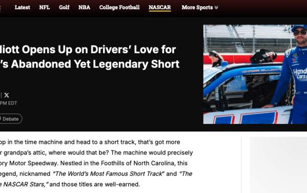 Chase Elliott Opens Up on Drivers’ Love for NASCAR’s Abandoned Yet Legendary Short Track | EssentiallySports | May 2025_ Media Mentions Slides