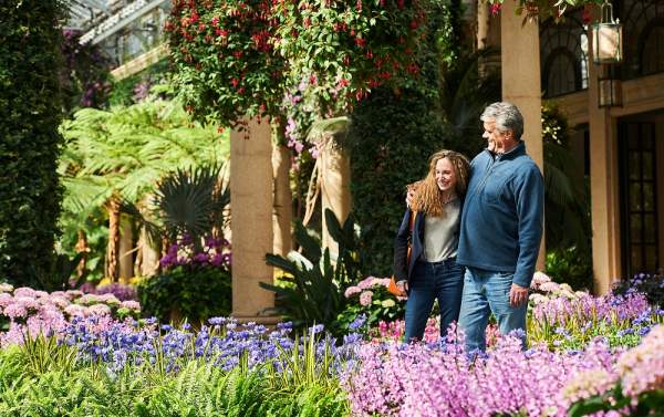 Couple at Longwood Gardens Conservatory