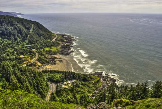 Cape Perpetua Overlook by Mike Shaw