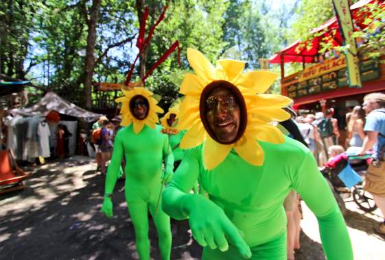 Oregon Country Fair Sunflower by Brittney Reynolds