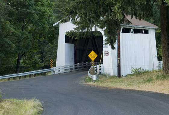 Coyote Creek Covered Bridge by Jaime Hooper