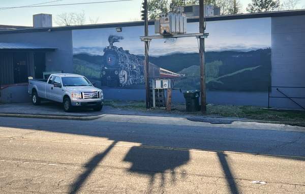 Train Mural