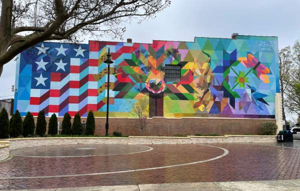 Newton's Patchwork Mural