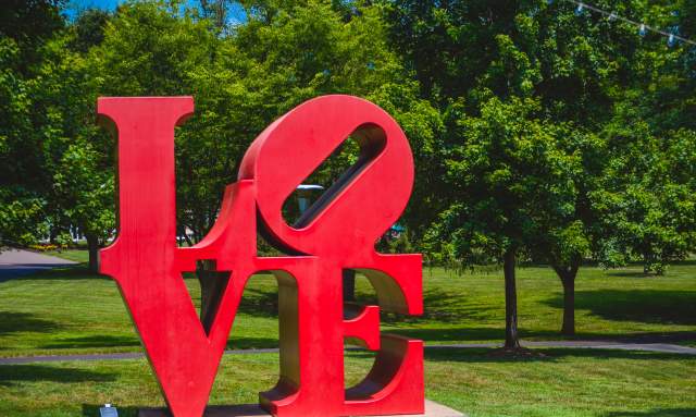 Love Statue at the Berman