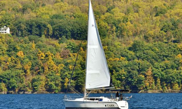 Sailboat in Fall