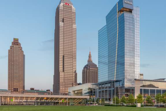 Huntington Convention Center of Cleveland at Dawn