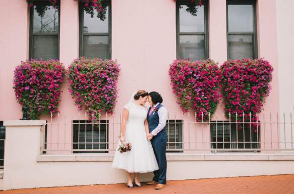 downtown wedding