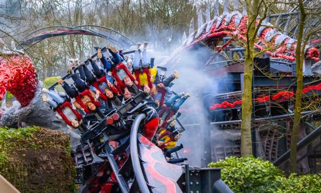 Nemesis Reborn rollercoaster at Alton Towers Resort