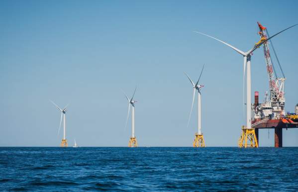Wind farm turbines
