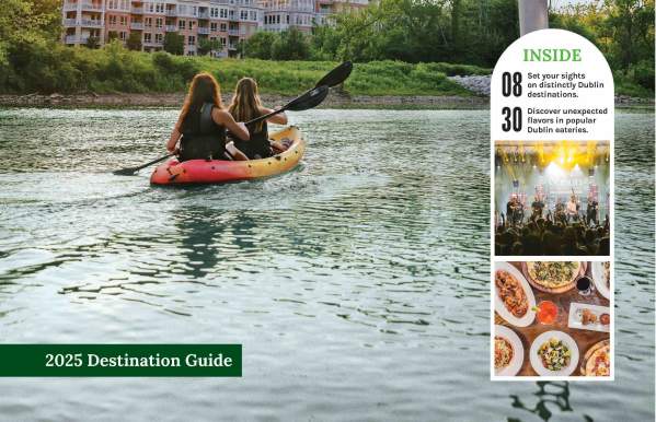Visit Dublin Ohio 2025 Destination Guide Cover