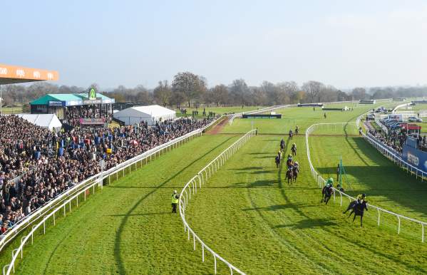 Uttoxeter Racecourse aerial shot