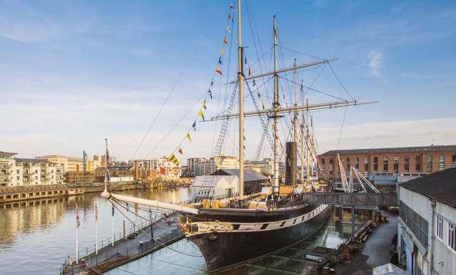 SS Great Britain from dockyard - credit SS Great Britain