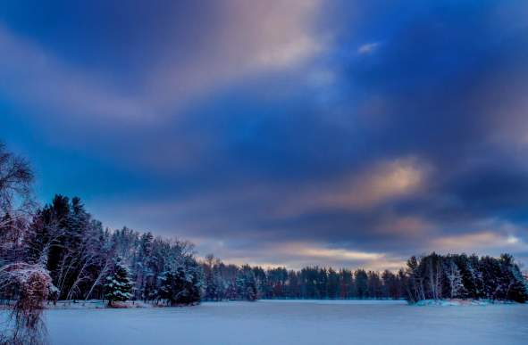 Winter Views on Lake Joanis in the Stevens Point Area, by Bob Mosier.