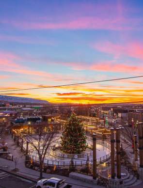 Casper Wyoming Winter David Street Station