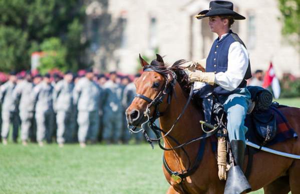 Ceremony at Fort Riley