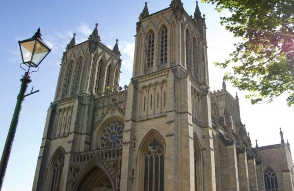 Exterior of Bristol Cathedral - credit Dave Pratt