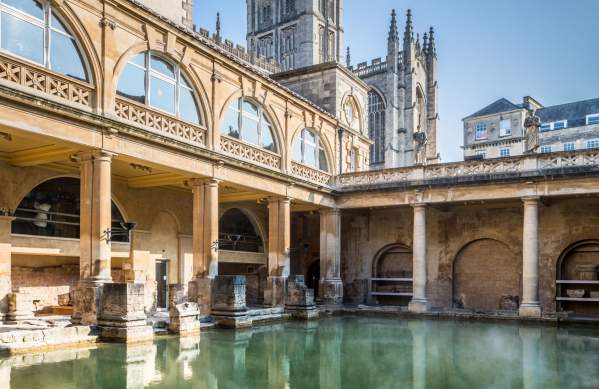 Roman Baths Great Bath and Abbey