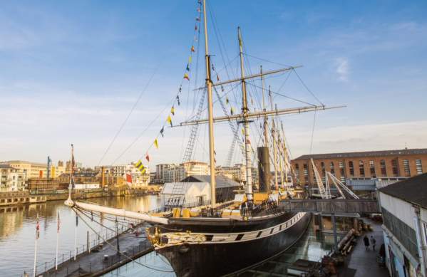 Exterior of the SS Great Britain at the Great Western Dockyard in Bristol - credit Brunel's SS Great Britain