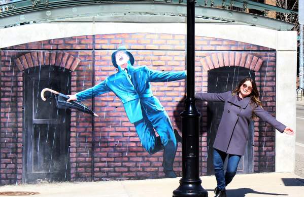 Women with Singing in the Rain Mural