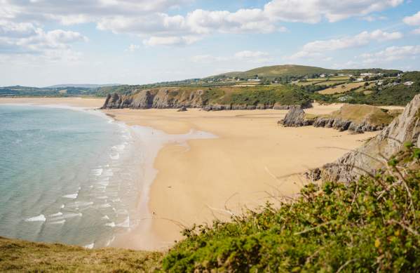 Three Cliffs Bay