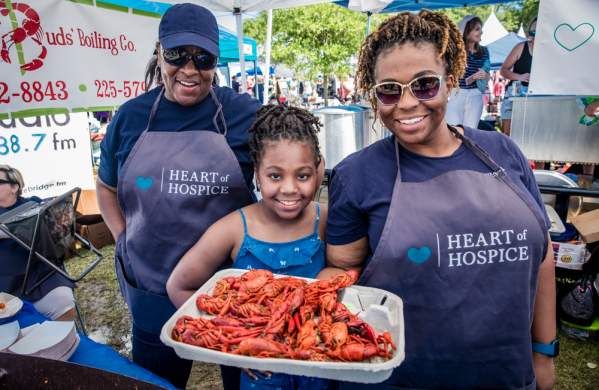 Participants of the Crawfish Cookoof