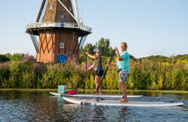 SUP at Windmill Island Gardens
