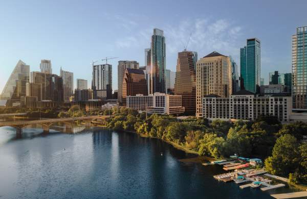 Image of the Downtown Austin skyline.