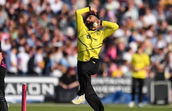A Gloucestershire County Cricket Club player bowling at the Seat Unique cricket stadium in North Bristol - credit Gloucestershire County Cricket Club