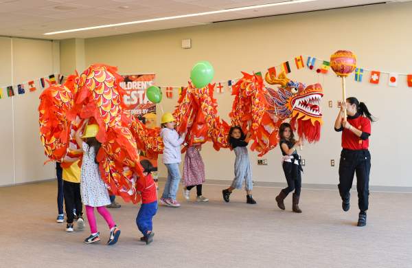 Children at International Festival