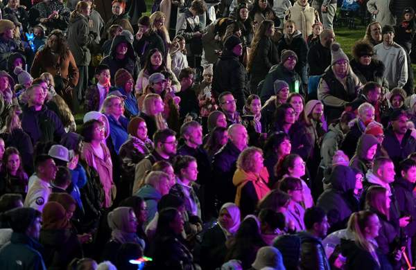 Fireworks crowd