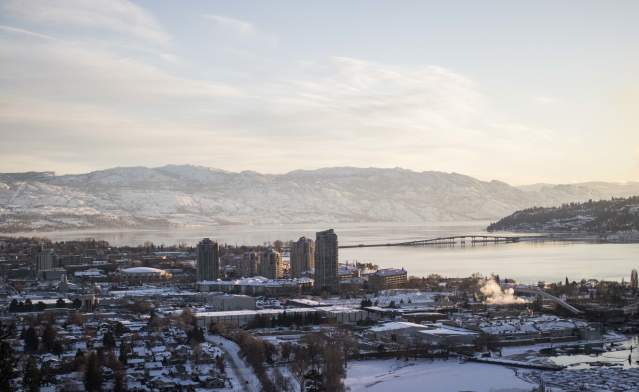 Top of Knox Mountain: Winter