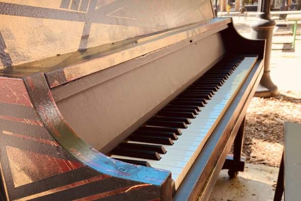Public Piano Displayed in Downtown Stevens Point
