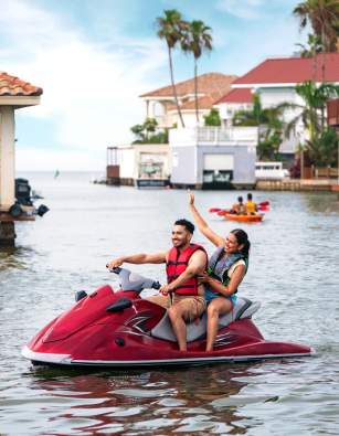 Couple on Jetski