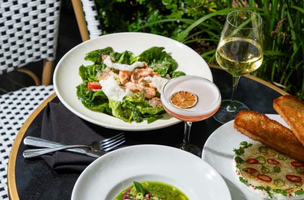Outdoor Dining and Cocktails at The Chloe