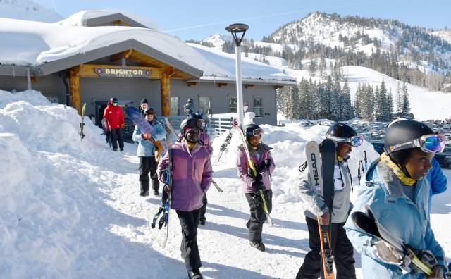 Discover Winter Program Participants at Brighton Resort