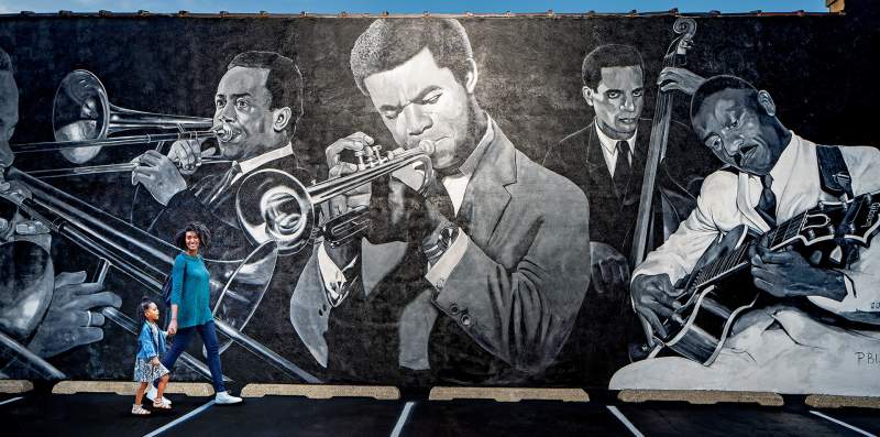 Indiana Jazz Legends Mural