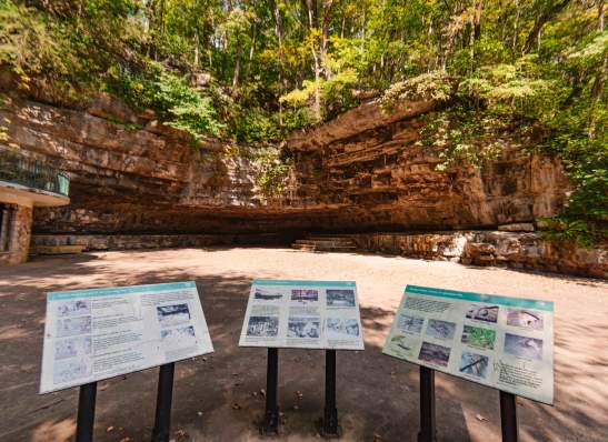 dunbar cave state park cave opening