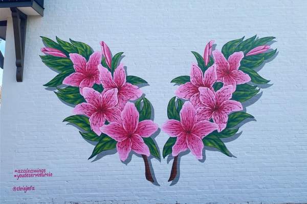 Azalea Wings Mural
