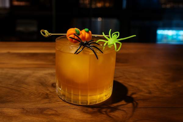 Candy Corn Old Fashioned at Sneak & Dawdle