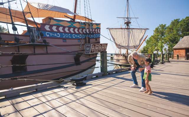 Jamestown Ships Multi-Generational Family