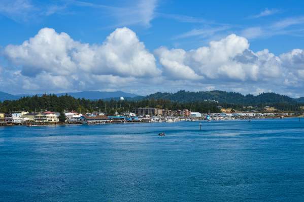 View of Historic Old Town Florence from the Best Western Pier Point Plus Inn