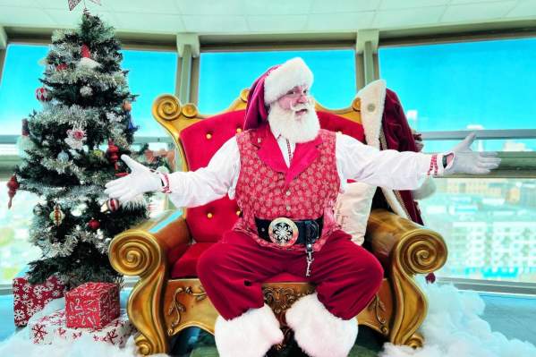 Santa at the Sunsphere